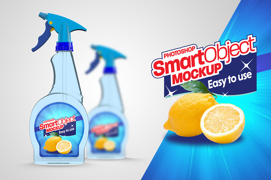 Window Cleaner Spray Mock Up in Product Mockups - product preview 8