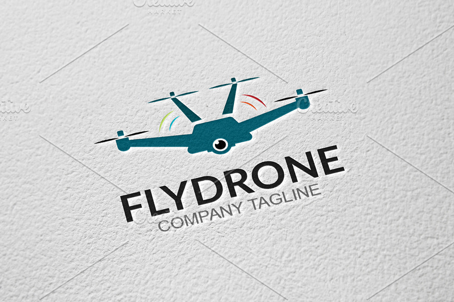 Fly Drone in Logo Templates - product preview 8