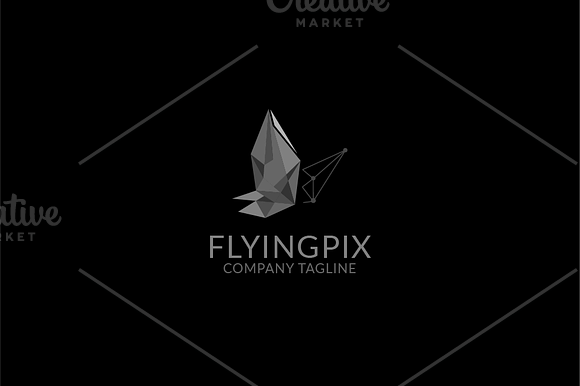 Flying Pixel in Logo Templates - product preview 3
