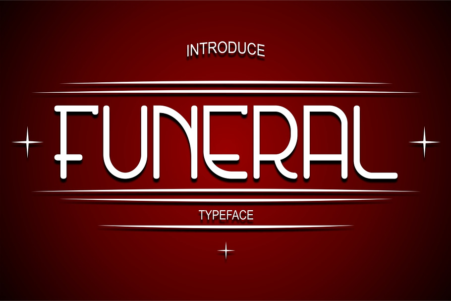 funeral in Display Fonts - product preview 8