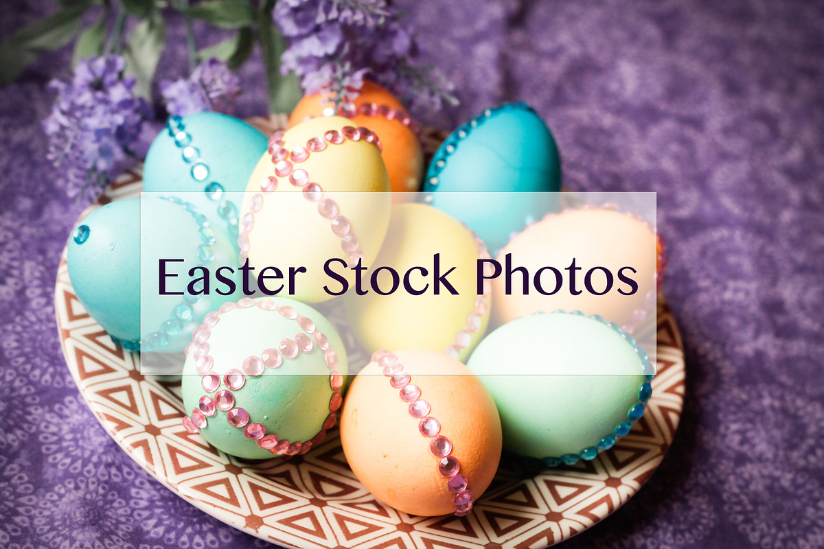 50% SALE / 8 Easter Stock Photos  in Graphics - product preview 8