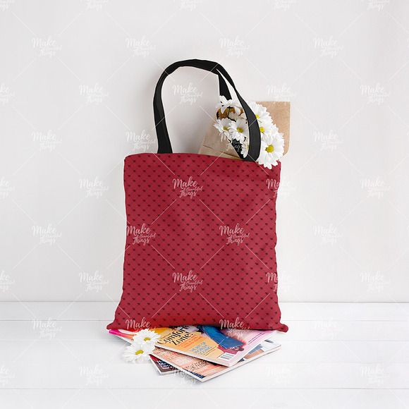 Canvas tote bag mockup #7001  in Product Mockups - product preview 2