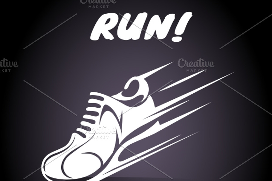 Run poster design