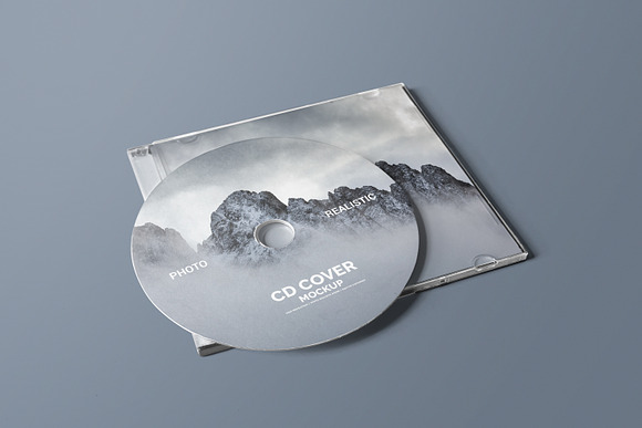 CD Cover Mockup in Product Mockups - product preview 1