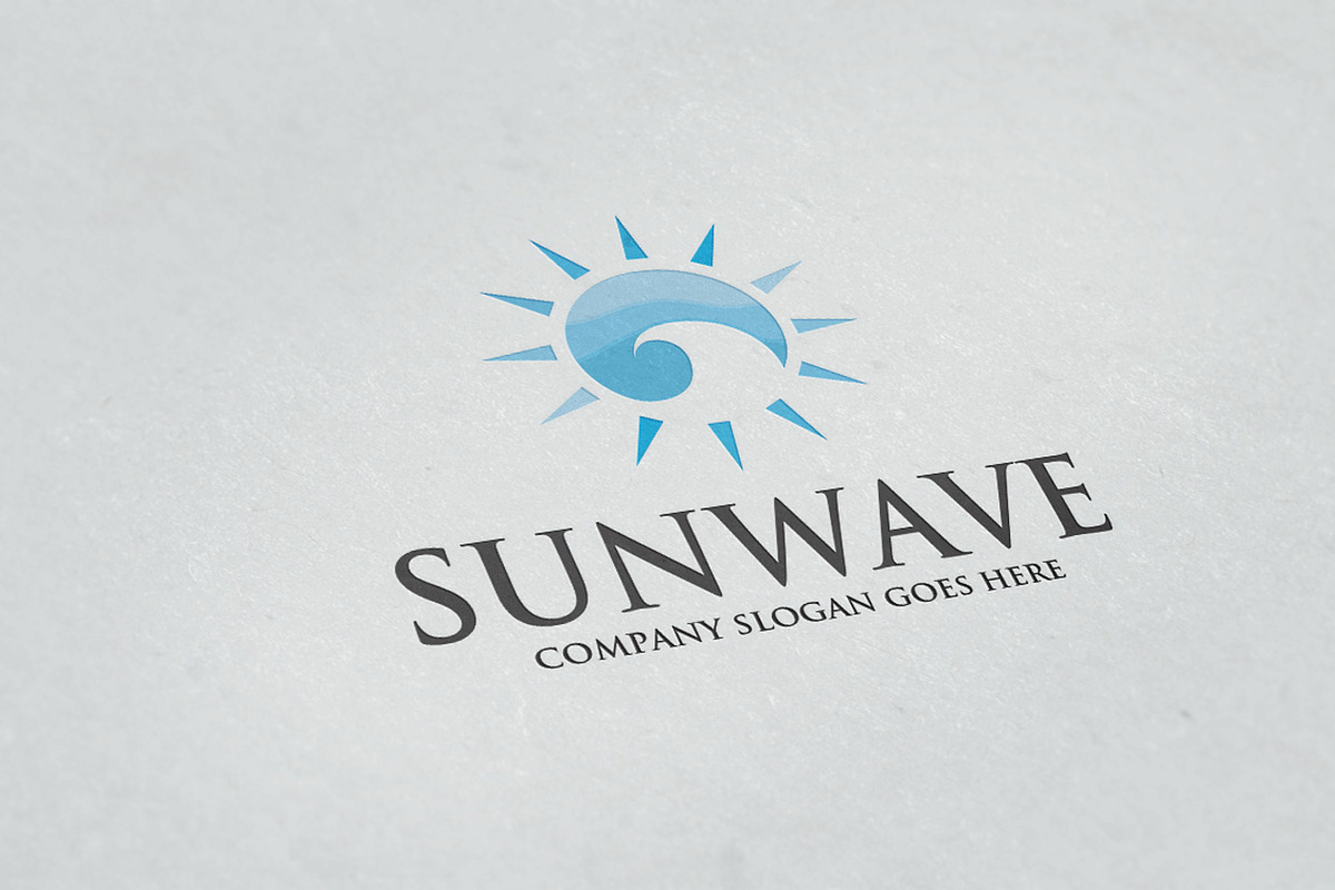 Sunwave Logo in Logo Templates - product preview 8