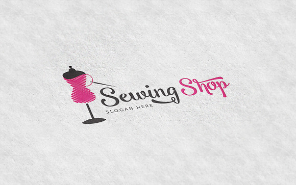 Shop Sewing Logo in Logo Templates - product preview 1