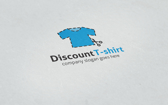 T-shirt Discount in Logo Templates - product preview 1
