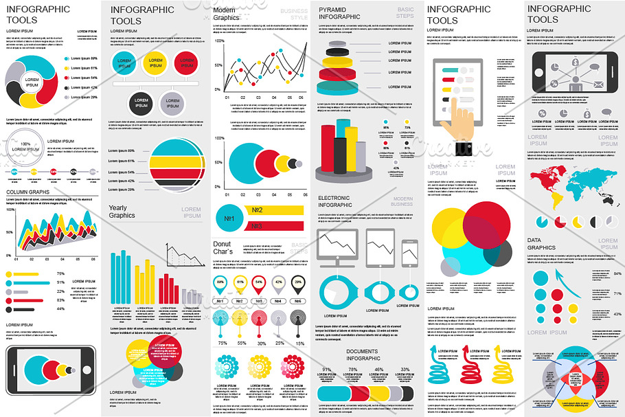 Infographic Elements Templates in Presentation Templates - product preview 8