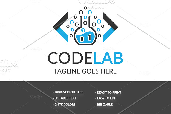Codelab Logo in Logo Templates - product preview 3