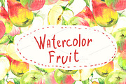 Watercolor Fruit
