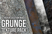12 Grunge textures - pack