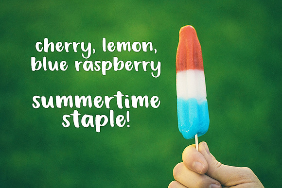 Popsicle in Display Fonts - product preview 5