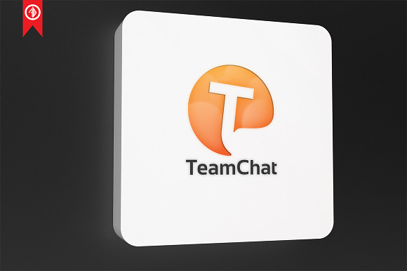 Team Chat App / Letter T - Logo in Logo Templates - product preview 3