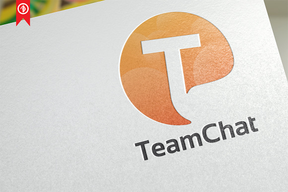 Team Chat App / Letter T - Logo in Logo Templates - product preview 4