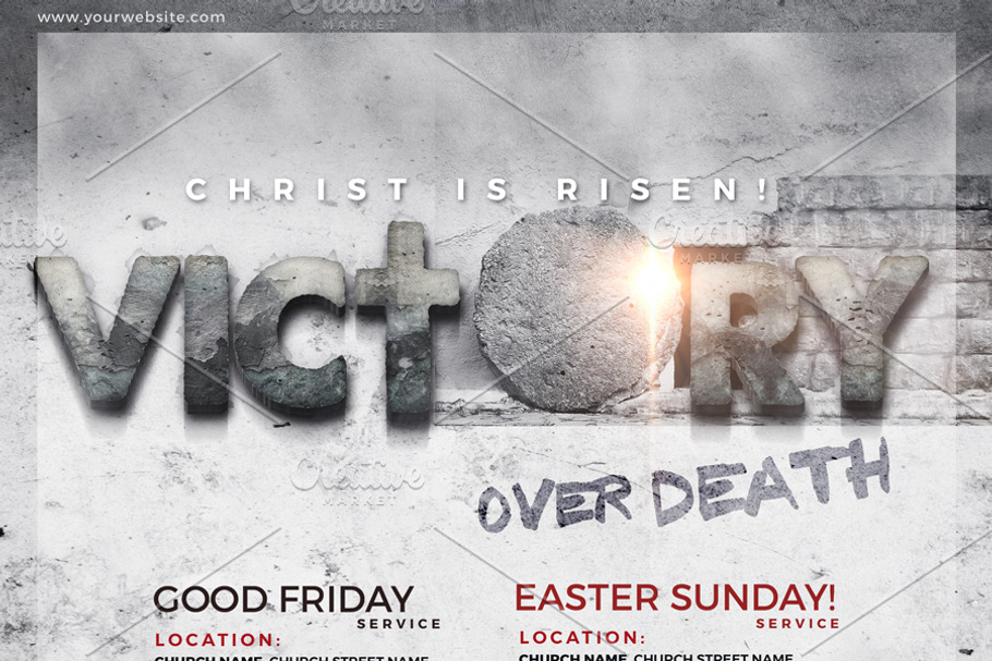 Christian Graphic Easter/Good Friday in Social Media Templates - product preview 8