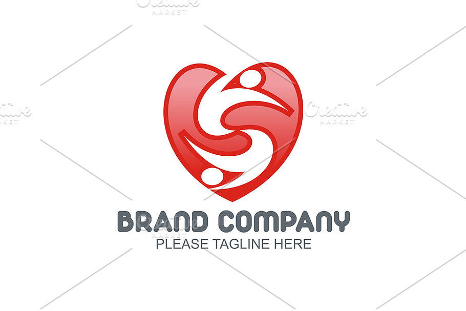 Loves People in Logo Templates - product preview 8