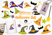 Halloween Hats illustration pack