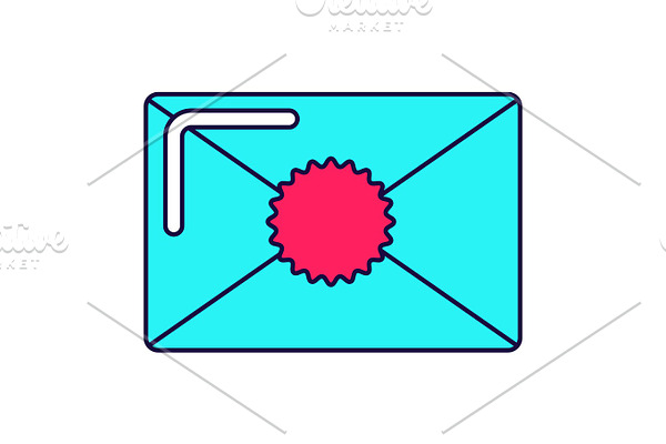 bright envelope icon