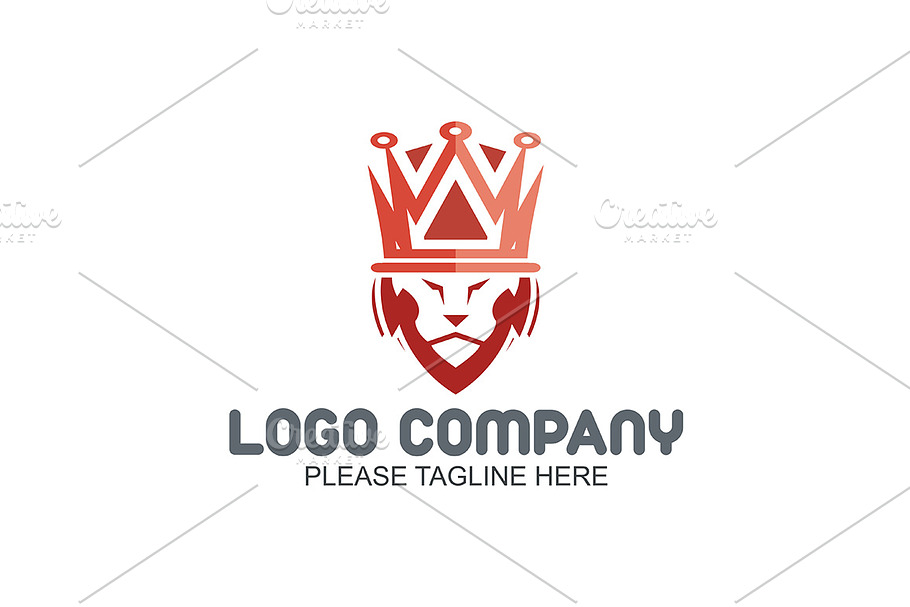 Crown Lion logo in Logo Templates - product preview 8