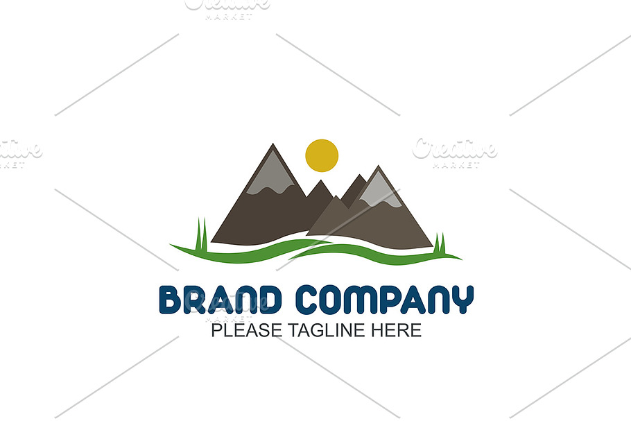 High Mountain in Logo Templates - product preview 8