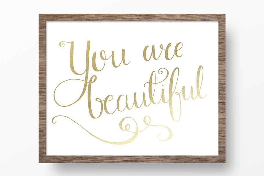 Inspirational Quote Printable Art in Illustrations - product preview 8