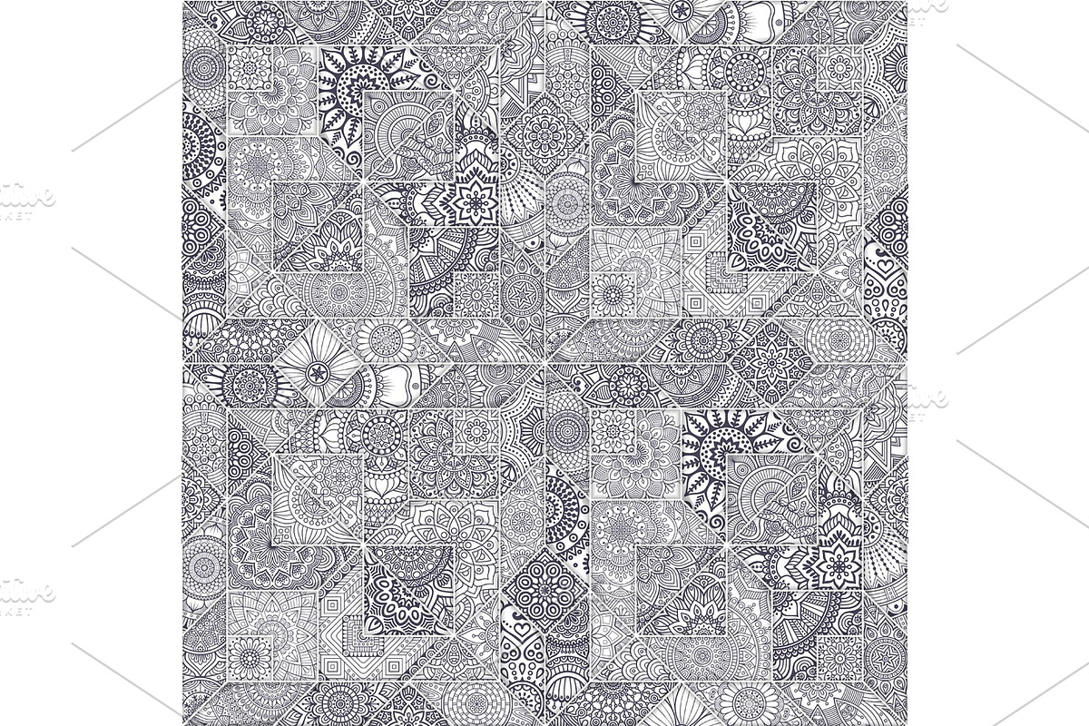 Ethnic floral seamless pattern in Patterns - product preview 8