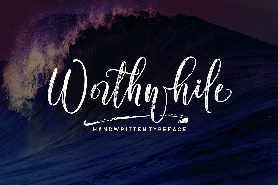 worthwhile in Script Fonts - product preview 8