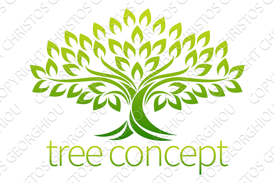 Tree Icon Concept in Illustrations - product preview 8