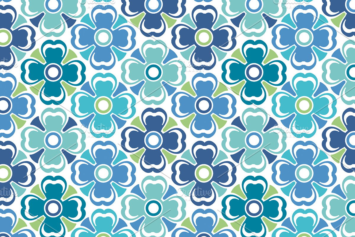 Clover Tile Pattern in Patterns - product preview 8