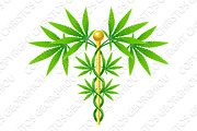 Medical Marijuana Plant Caduceus