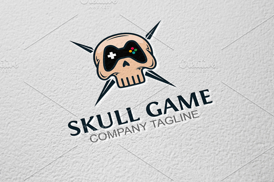Skull Game in Logo Templates - product preview 8