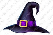 Cartoon Halloween Witch Hat