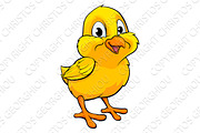  Cartoon Easter Chick