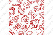 Christmas Pattern Seamless Background