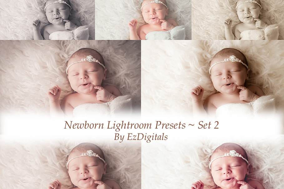 10 Newborn Lightroom Presets