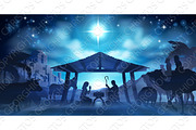 Nativity Christmas Scene