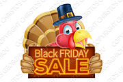 Thanksgiving Turkey Black Friday Sale Sign