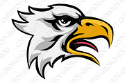Eagle Mean Animal Mascot