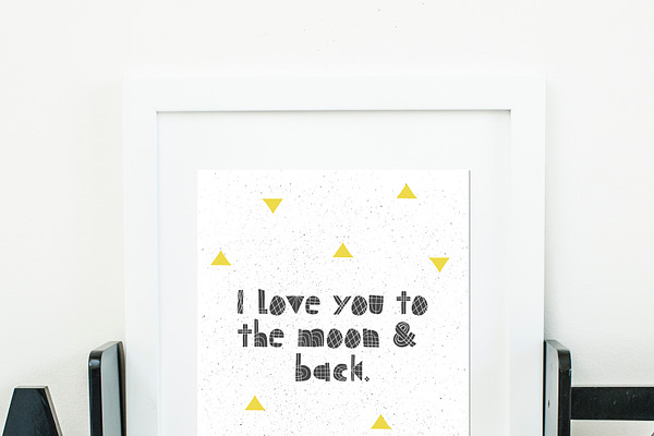 Printable Wall Art Typography Quote