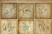 Antique Star Maps Backgrounds