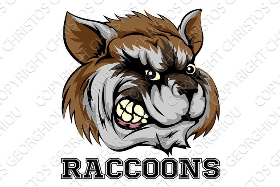 Raccoons Mascot in Illustrations - product preview 8