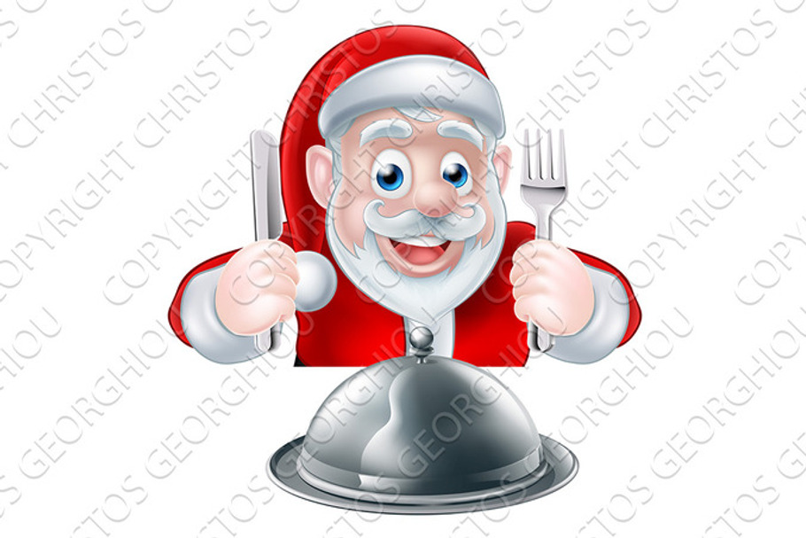 Santa Food Concept in Illustrations - product preview 8