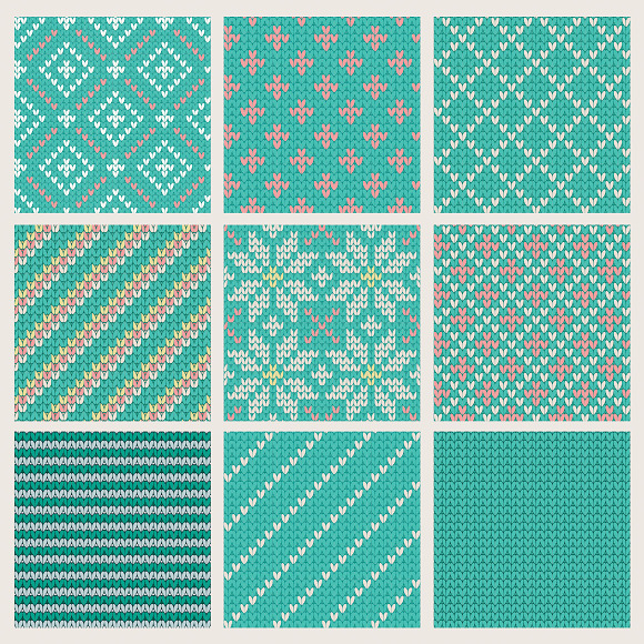 30 Seamless Knit Textures in Textures - product preview 2
