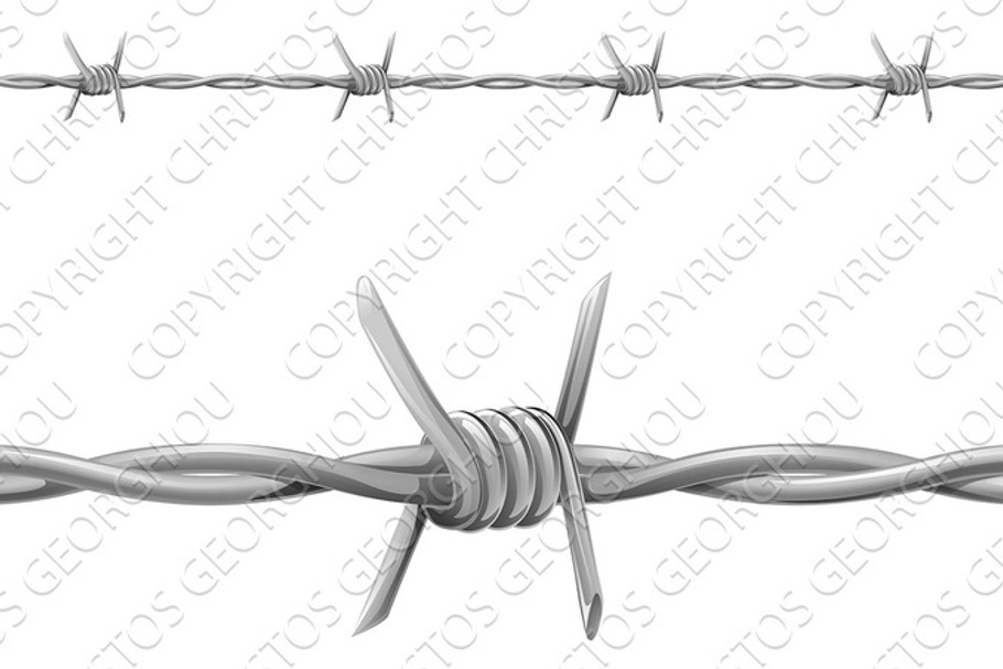 Barbed wire in Objects - product preview 8