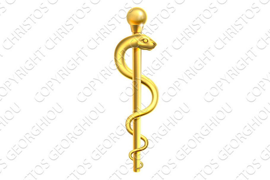 Gold Rod of Asclepius in Objects - product preview 8