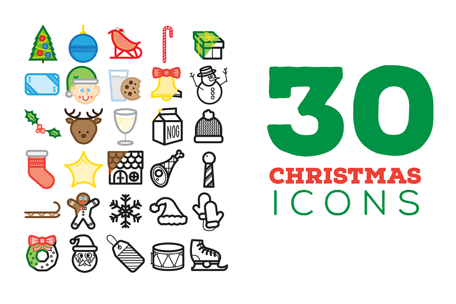 Christmas Icons in Icons - product preview 8
