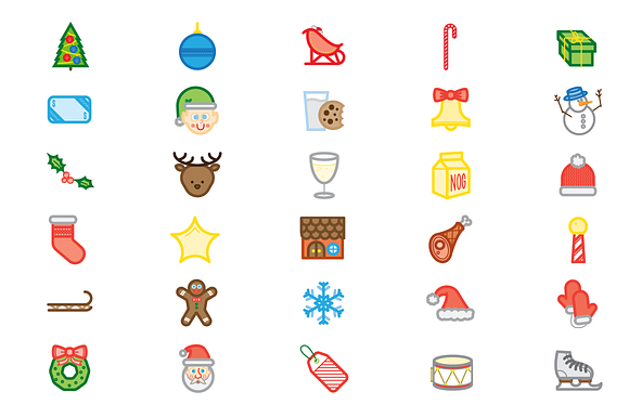 Christmas Icons in Icons - product preview 1