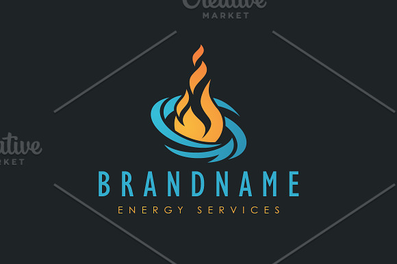 Fire Transformation Logo in Logo Templates - product preview 1