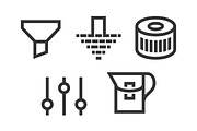 set filter icons