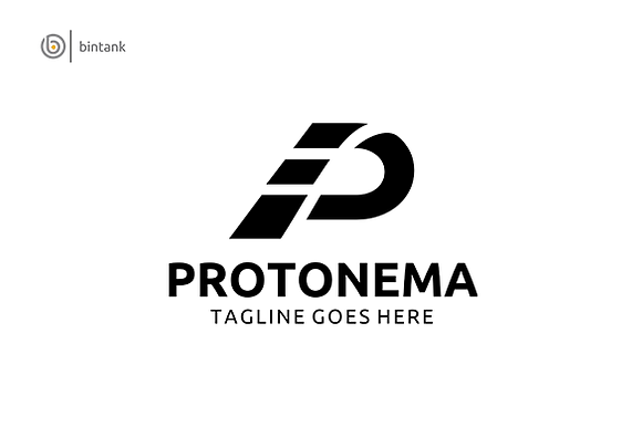 Protonema -Letter P Logo in Logo Templates - product preview 2